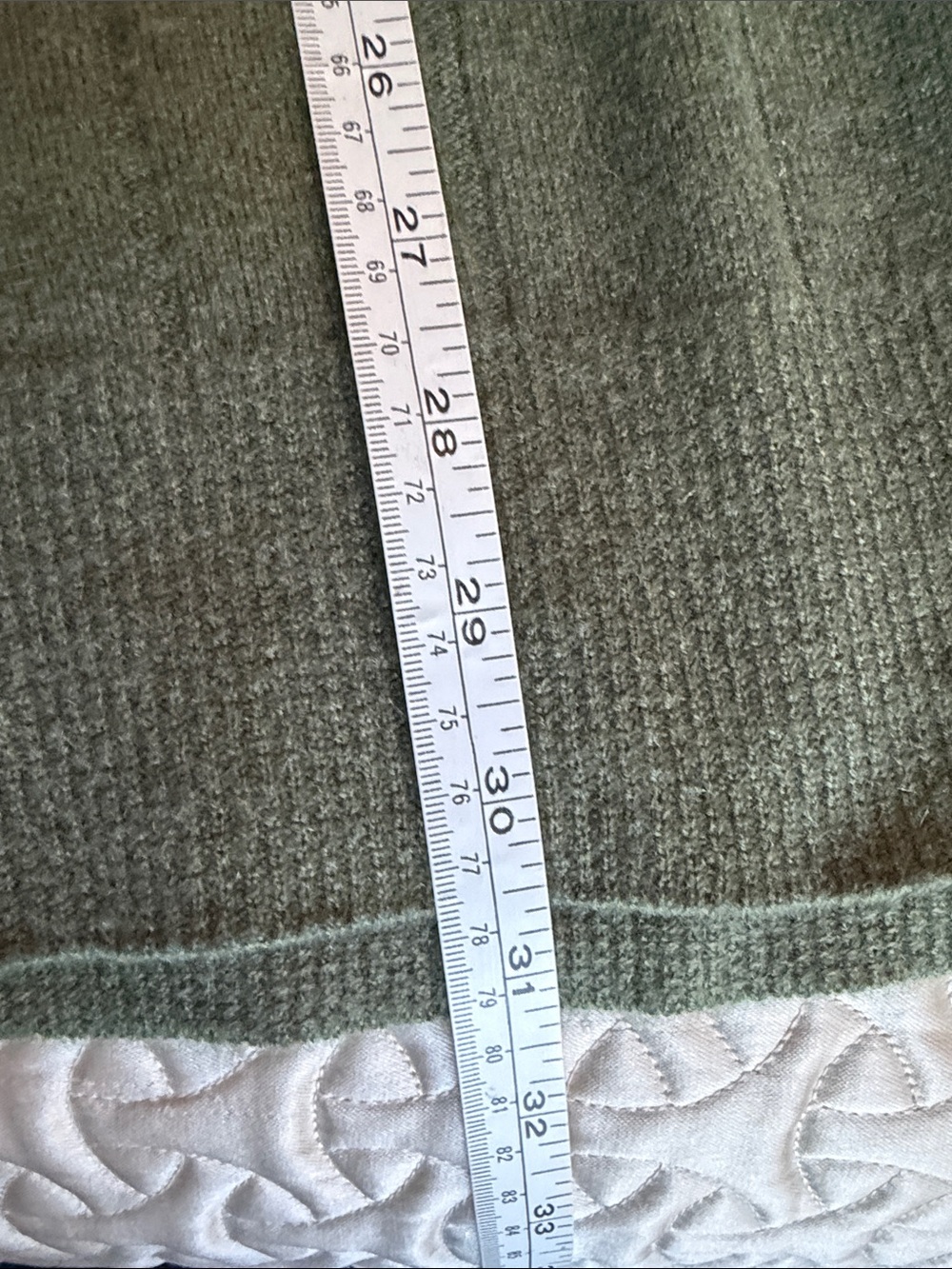 Eileen Fisher cashmere sweater Mock Turtleneck Sweater - Olive Green - Picture 9 of 9